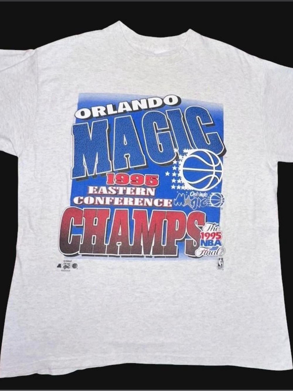 Vintage 1995 Orlando Magic Eastern Conference Champs Single Stitch Tee XL